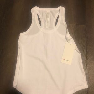 Lululemon white tank, new with tags, sz 4